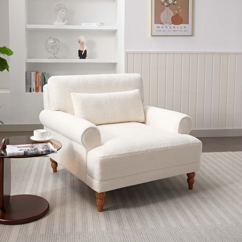 Méridienne Accent, Beige Boucle