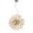 Modern 16 Light Sputnik Crystal Chandelier 