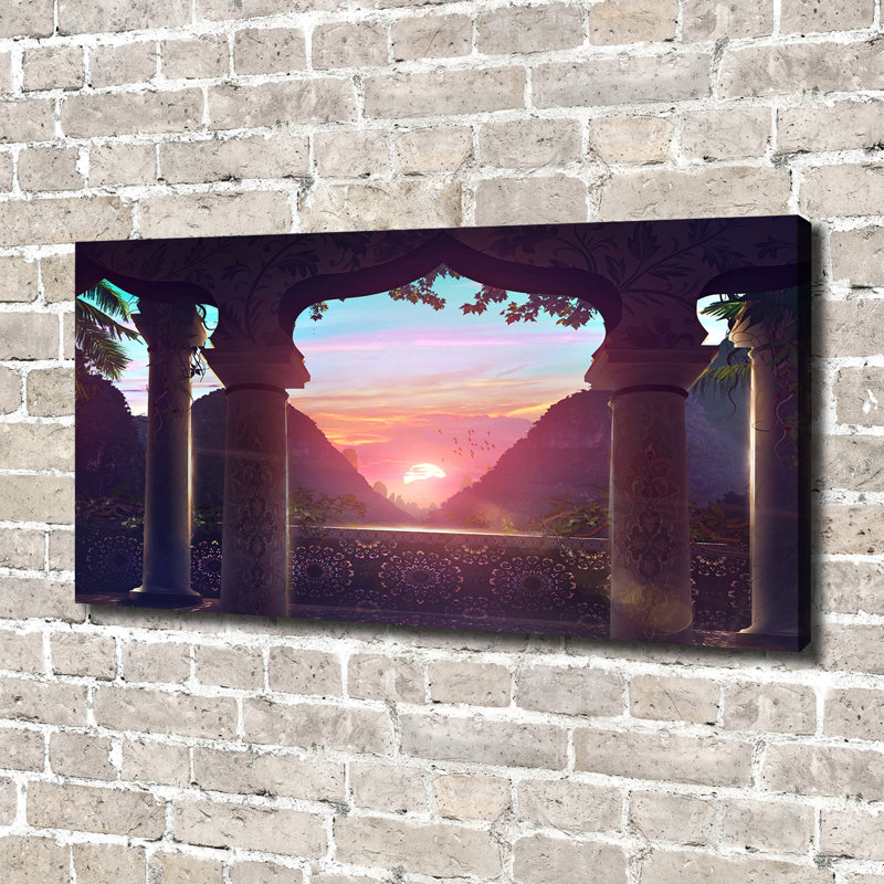 Architecture East - Wrapped Canvas Print