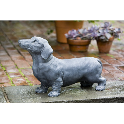 Fritz Dog Dachshund Garden Statue