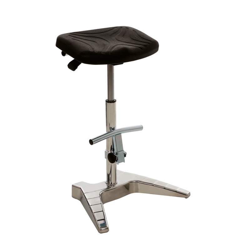 Height-adjustable office stool