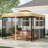 Double Roof 10 Ft. W x 10 Ft. D Steel Patio Gazebo