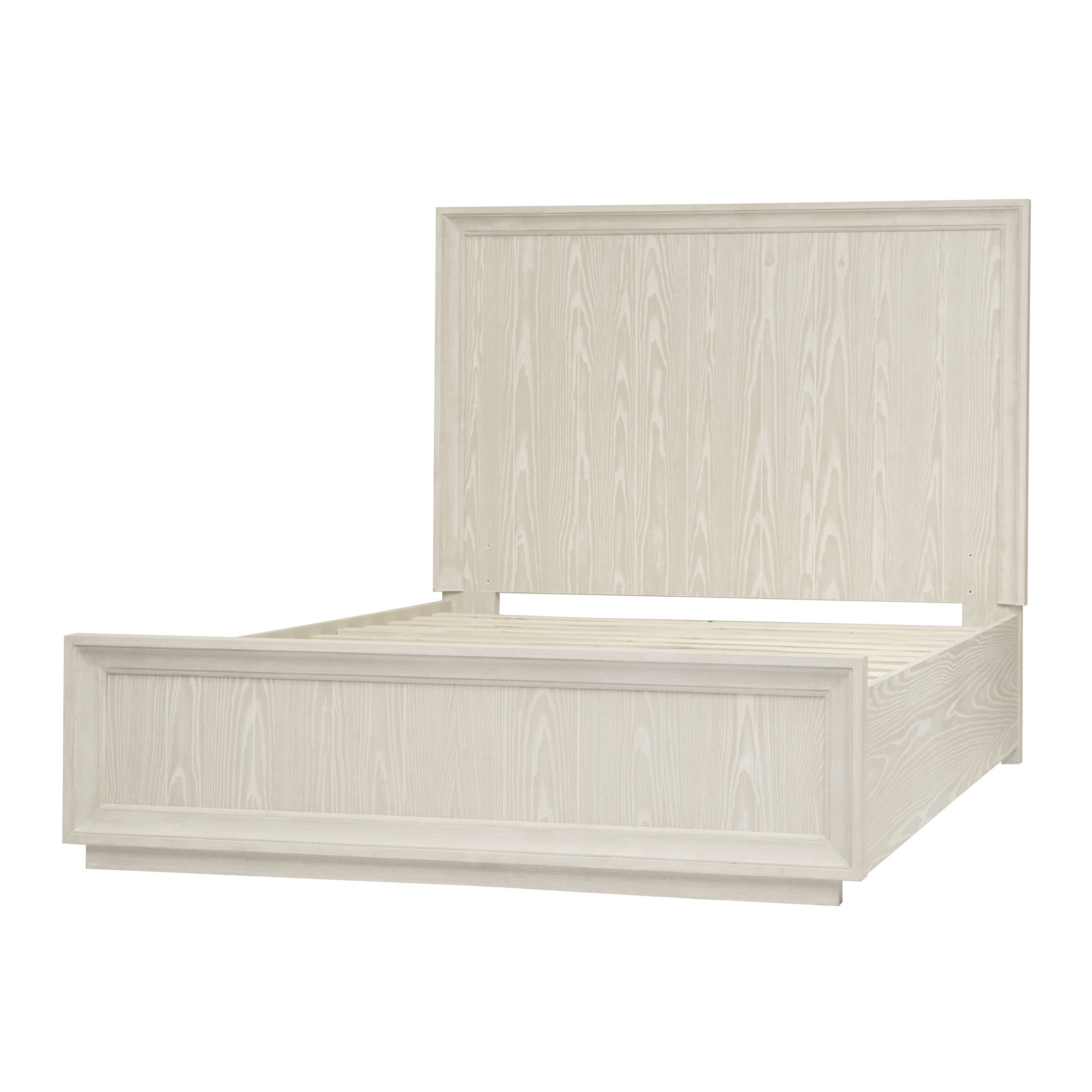 Oakes Solid Wood Panel Bed, California King