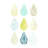 " Pattern Drops II " by June Erica Vess-158222960
