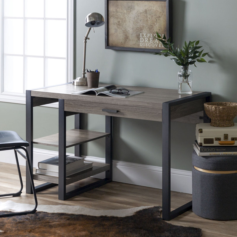 Rosato 48" Urban Blend Computer Desk, Driftwood