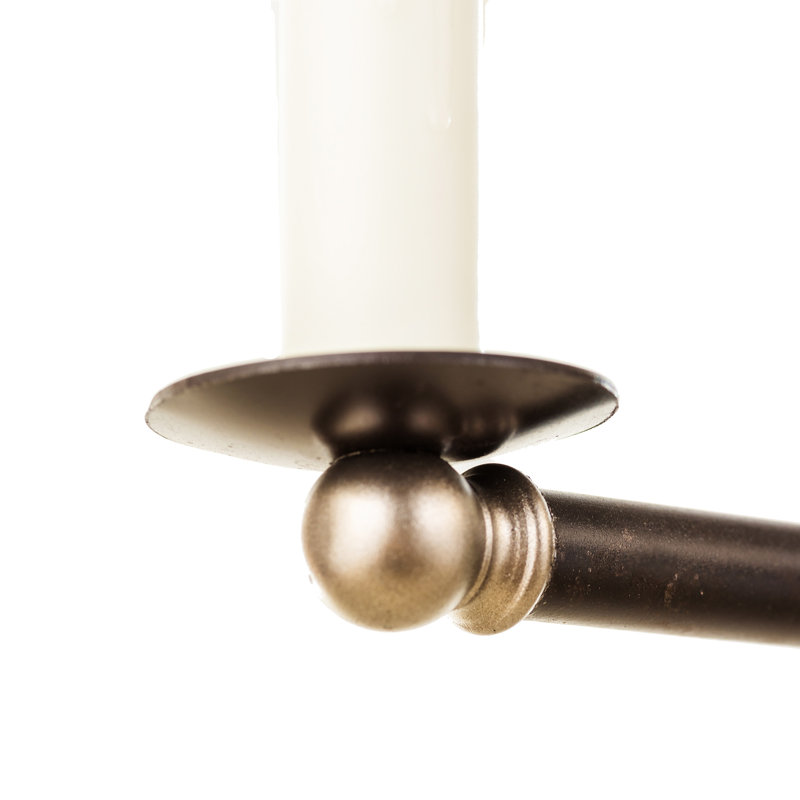 Elongated Scroll Chandelier