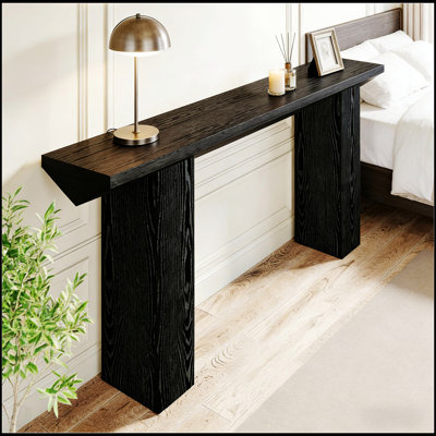 Triangular-Shaped Design Console Table, Modern Entryway Table With Sleek Finish For Enhanced Aesthetic And Space Efficiency