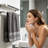 Soft Absorbent Quick Dry Face Towel, Lint Free Hand Towel And Facial Washcloth For Daily Home Use, 13.8x28.3in Gray-717852886