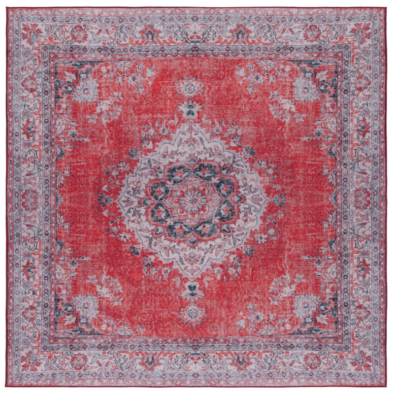 Joonwon Performance Machine Washable Oriental Rug, Square 6'