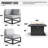9 - Piece Outdoor Modular Sectional Set with Fire Table-1363332831