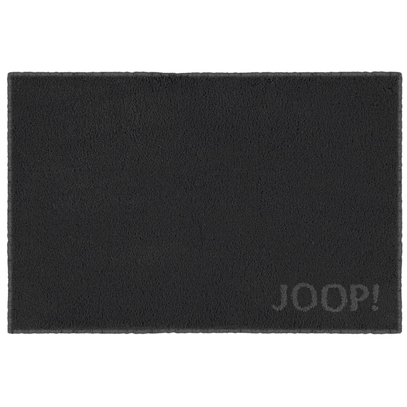 Rectangle Bath Mat, Black, 70 x 120cm