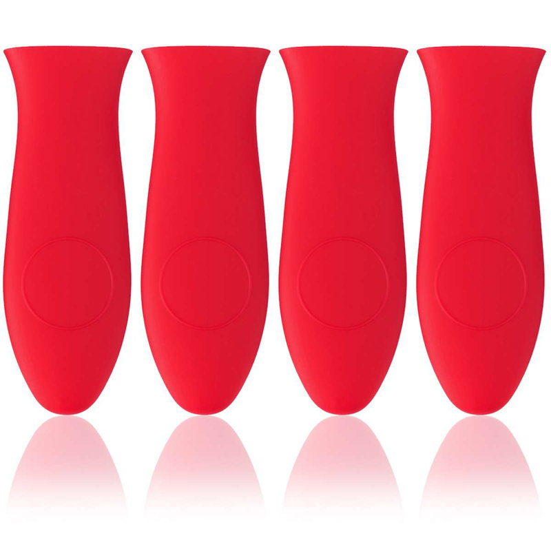 Gustave Silicone Handle Holder Set, Red