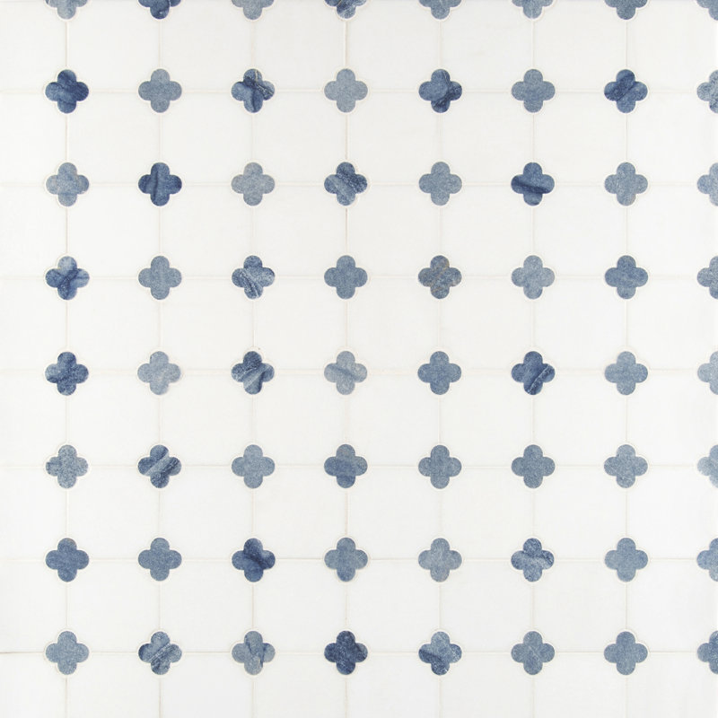 Loredana Fiorello 12 in. x 12 in. Polished Marble Mosaic Floor and Wall Tile