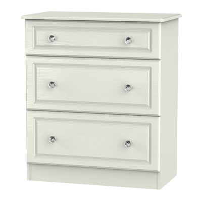 Fully Assembled Asphodèle 3 Drawer Chest