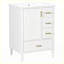 Meuble-lavabo moderne en céramique 24 po avec rangement à fermeture en douceur 24 po-133705674