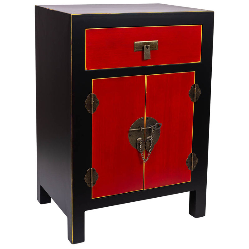 45cm W Manufactured Wood Bedside Table
