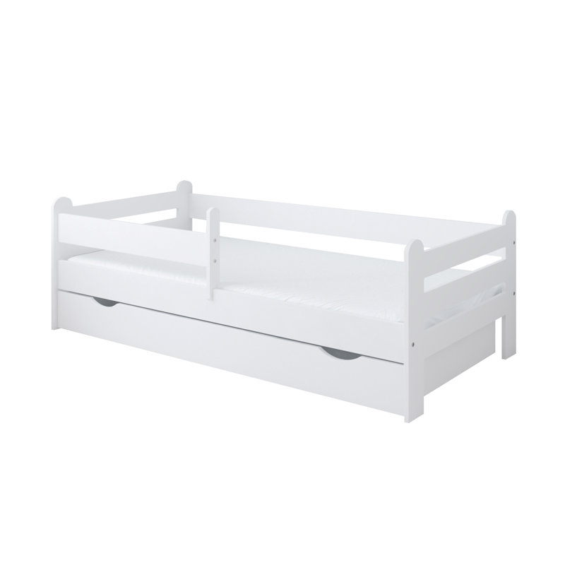 Thaxton Cabin Bed with Storage Included, European Toddler (80 x 180 cm), White