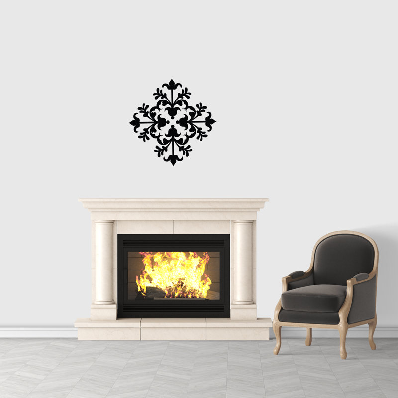 Highbridge Abstract Non-Wall Damaging Wall Decal, Black