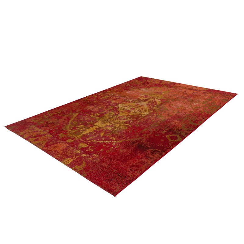 Gobelina Abstract Area Rug, Rectangle 160 x 230cm, Red