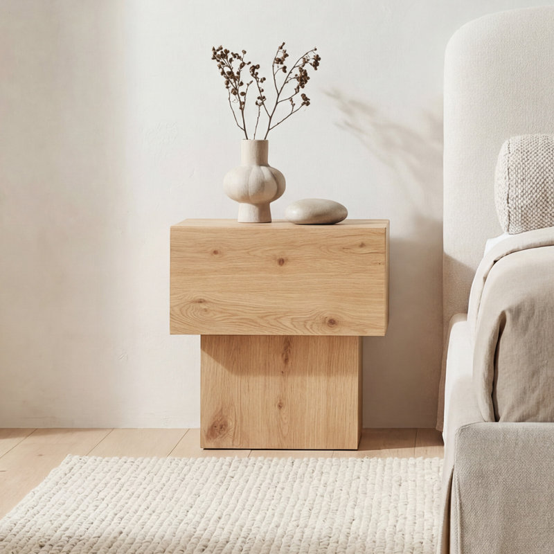 Table de chevet Shawn Naturel
