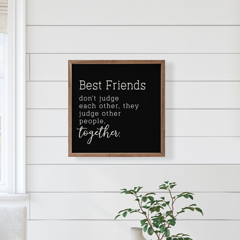 Best Friends Judge - noir, H 16 po x l 16 po x P 1 po