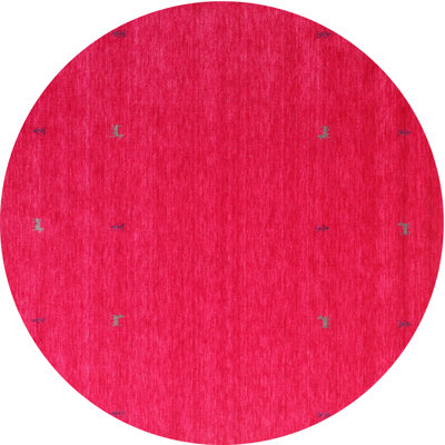 Tapis de zone rose/rouge contemporaine