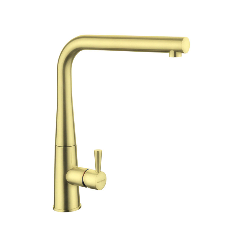 Rangemaster Sink & Taps Conical Kitchen Faucet, Brushed Brass