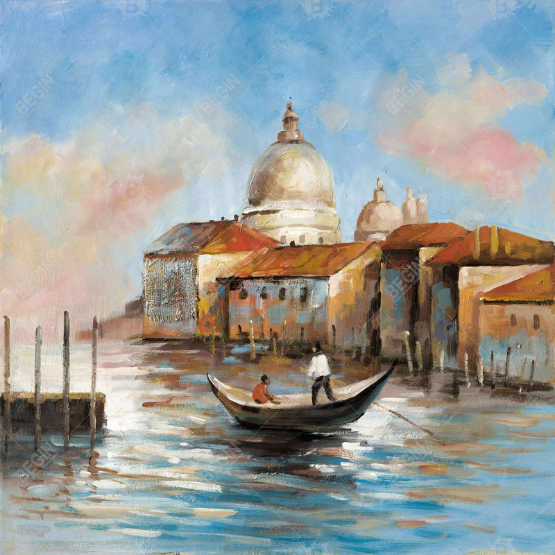 " Two Europeans On A Gondola "