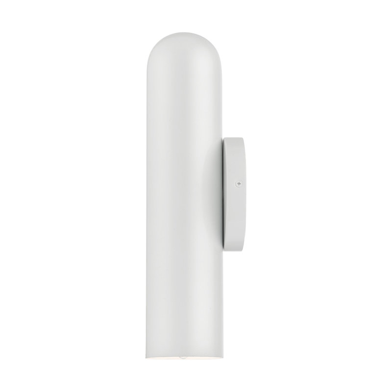 Armed Sconce, Shiny White