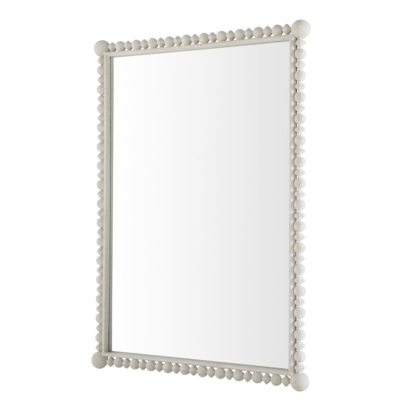 Beau Mirror - White, White