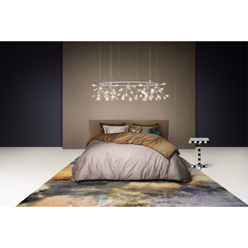 Heracleum III The Big O LED Chandelier, White, 63 inches, 4 meters