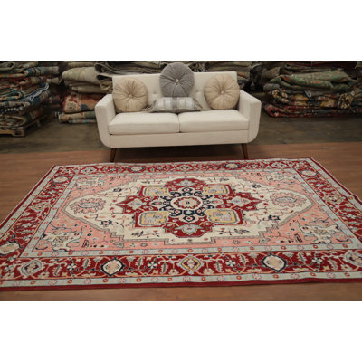 Vegetable Dye Traditional Handmade Area Rug 6x9