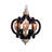 Chandelier  - Wood  6  - Light Farmhouse Style Pendant Lighting Natural Wood Hanging Light Fixture-291536262