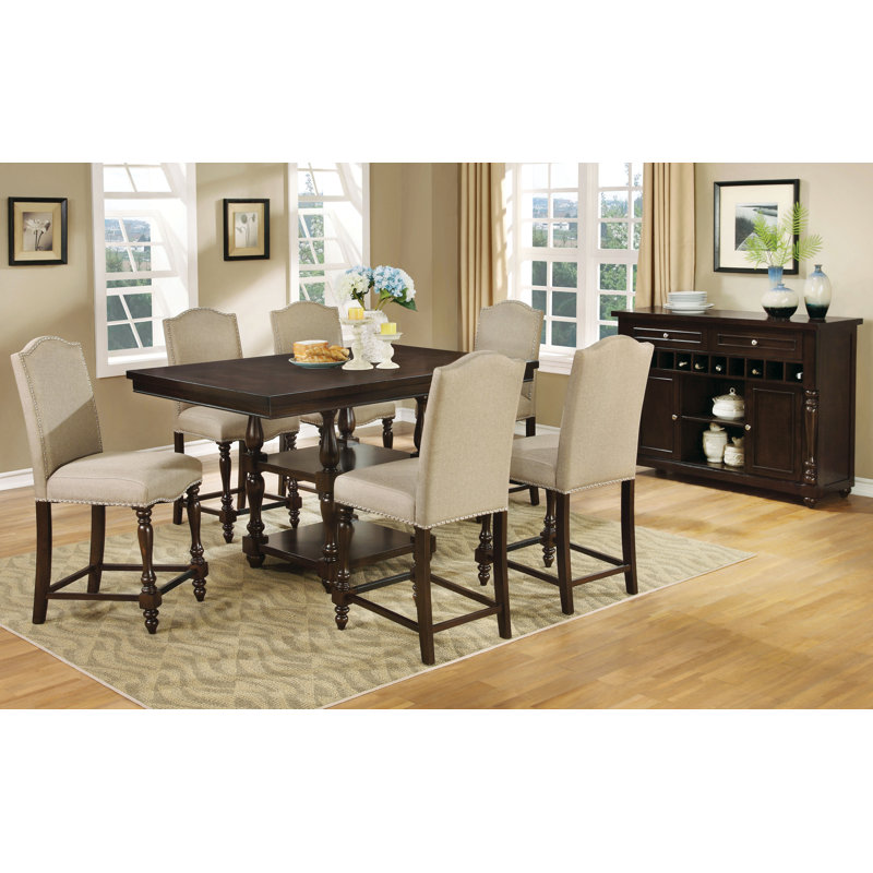 Antera Solid Wood Base Dining Table