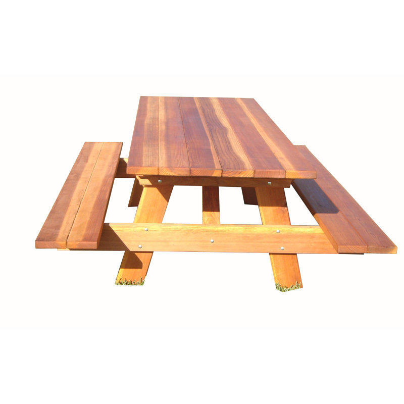 Table de pique-nique rectangulaire Diggory, H 30,5 po x L 72 po x l 33 po