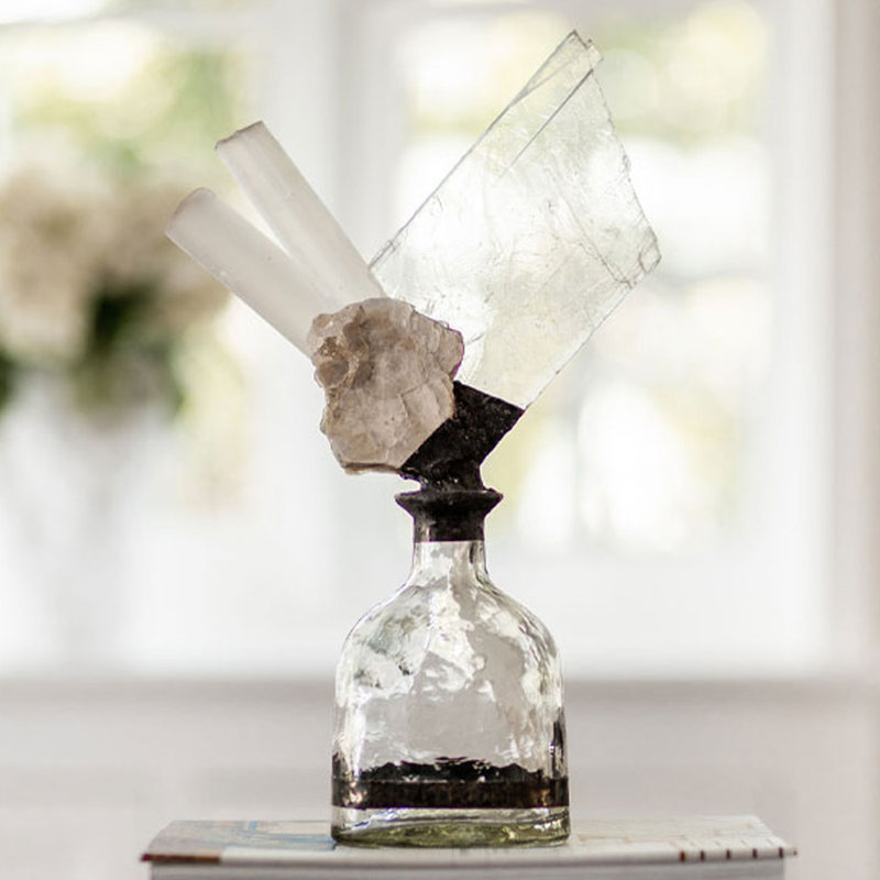 Selenite Handmade Decorative Bottle