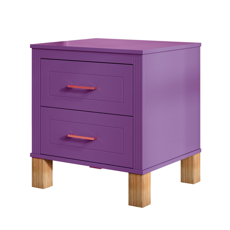 Table de bout avec rangement, Purple