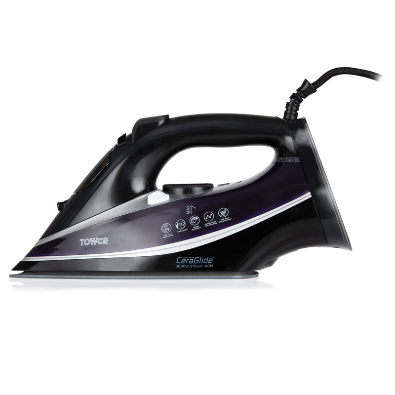 Tower Ceraglide 3100W Non Stick Soleplate Iron