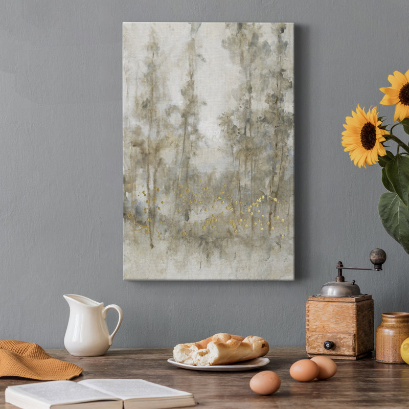 Thicket of Trees I - Toile tendue avec châssis de qualité supérieure - prête à être accrochée, H 48 po x l 32 po x P 1 po