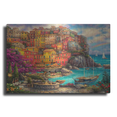 " A Beautiful Day at Cinque Terre " Print