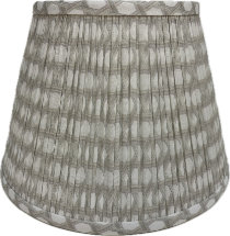 Cane Print Shade, 10" W, Dew