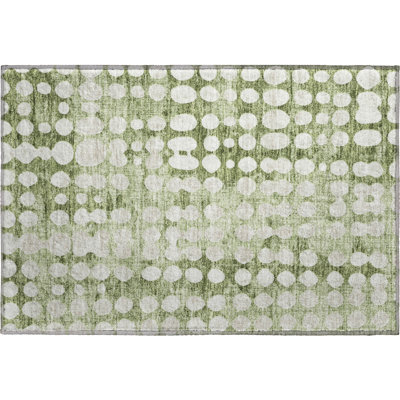 Premium Machine Washable Prisco Aloe Rug