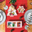 Nicola Spring - Father Christmas Snack Plate - 32 x 13.5cm - White