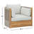 Layton Outdoor Swivel Chair 