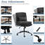 Chaise de bureau rembourrée sans accoudoirs-1491448987