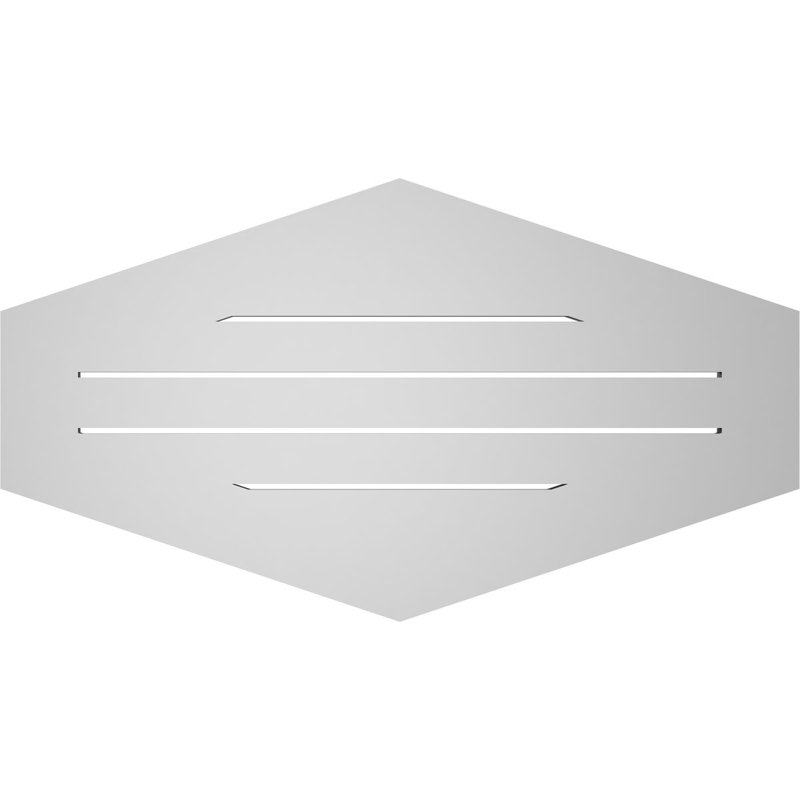 Pente verticale verticale en uréthane 4 pi, H 20 po x l 36 po x P 1 po