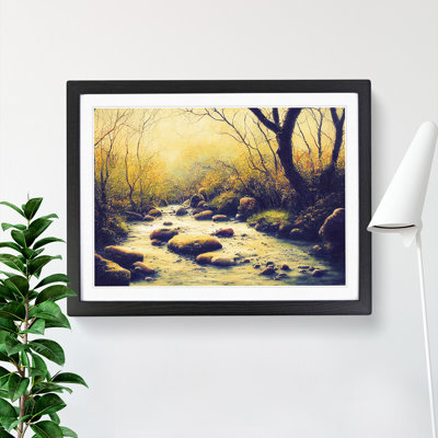 Autumn Forest Stream Vol.6 - Single Picture Frame Print