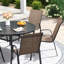 Ensemble repas pour patio 6 personnes avec chaises empilables-324593619-324618066-324618077