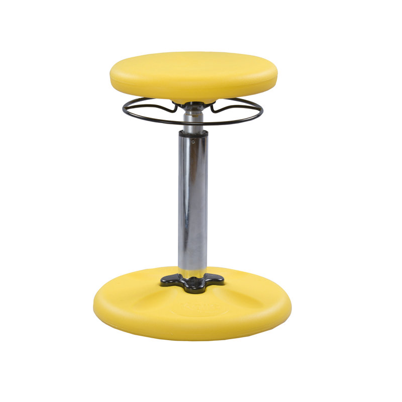 Tabouret de classe 22 po Massimo, Jaune