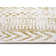 Reversible Flatweave Ocher/Ivory Rug